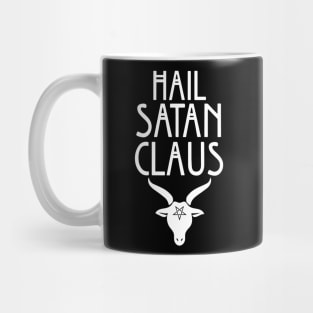 Hail Satan Claus Pagan Christmas Antichristmas Baphomet Pentagram Mug